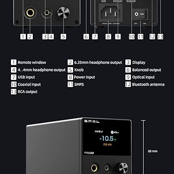S.M.S.L m500 高解像度USB DAC Amazon | S.M.S.L M500 MKIII MK3 Bluetooth DAC ヘッドホン